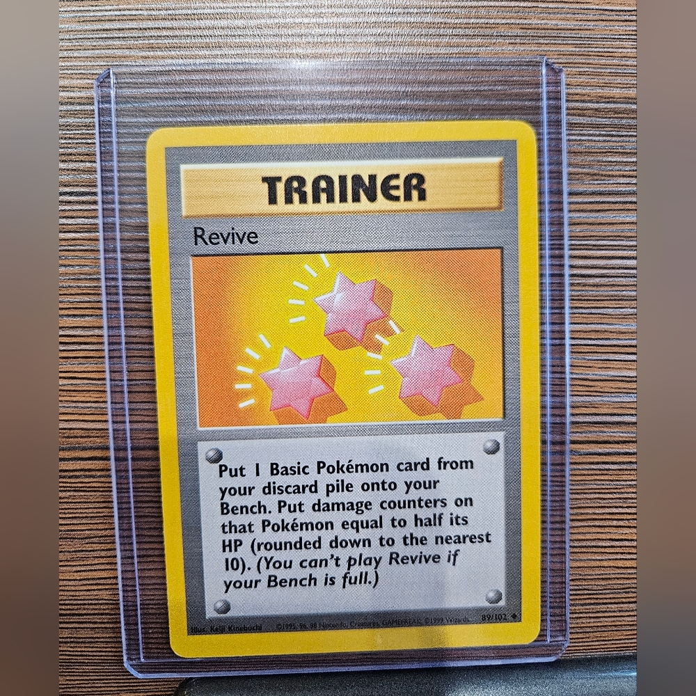 Pokemon Revive 89/102 Base Set Trainer Card